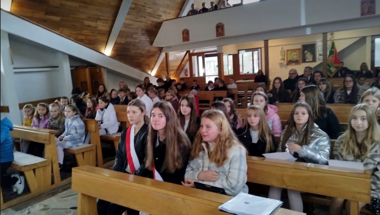 ŚWIĘTO PATRONA SZKOŁY PODSTAWOWEJ W WOŁKOWYI.